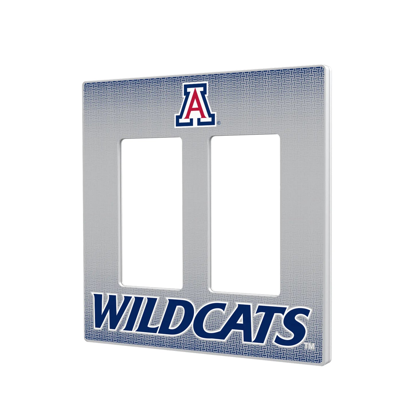 University of Arizona Wildcats Linen Hidden-Screw Light Switch Plate