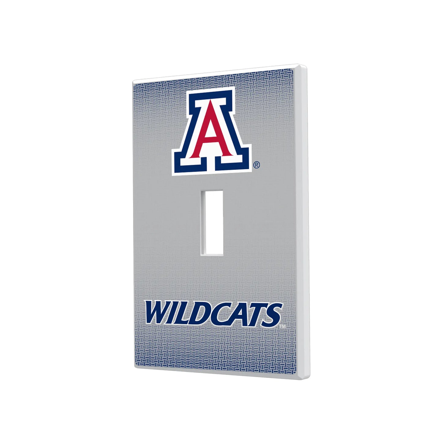 University of Arizona Wildcats Linen Hidden-Screw Light Switch Plate