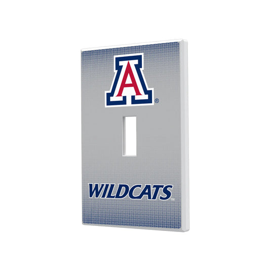 University of Arizona Wildcats Linen Hidden-Screw Light Switch Plate