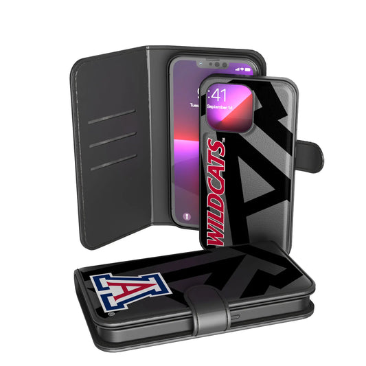 University of Arizona Wildcats Monocolor Tilt Wallet Phone Case for Apple iPhone