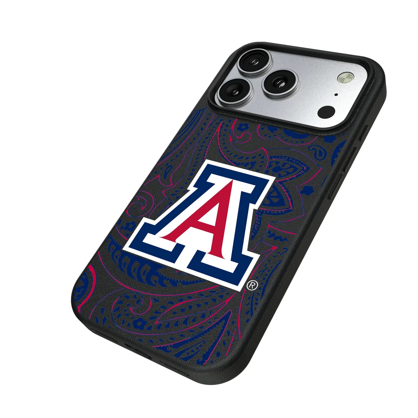 University of Arizona Wildcats Paisley MagSafe Compatible Phone Case for Apple iPhone