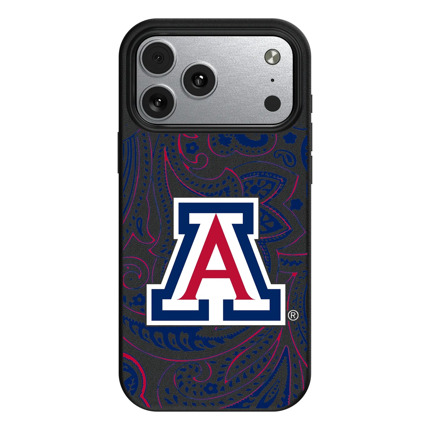 University of Arizona Wildcats Paisley MagSafe Compatible Phone Case for Apple iPhone