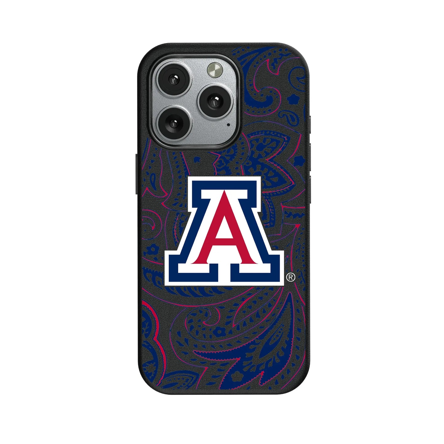 University of Arizona Wildcats Paisley MagSafe Compatible Phone Case for Apple iPhone