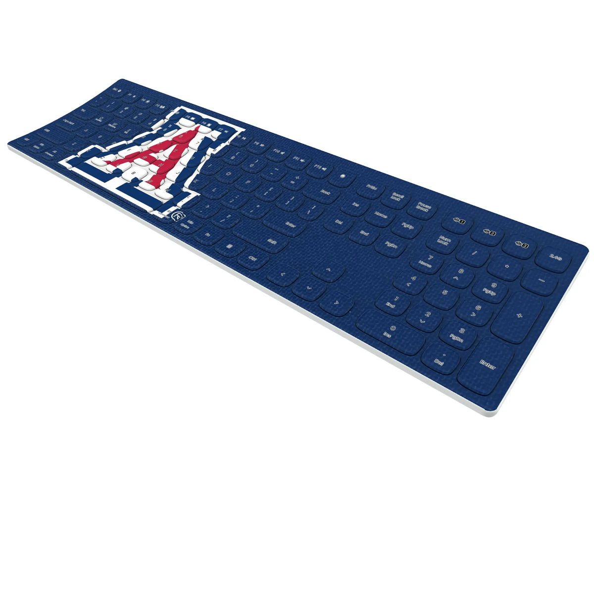 University of Arizona Wildcats Solid Curved Wireless Keyboard