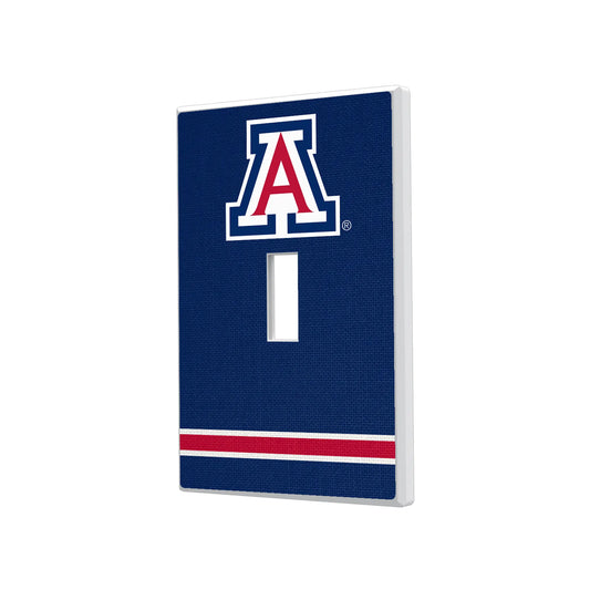 University of Arizona Wildcats Stripe Hidden-Screw Light Switch Plate