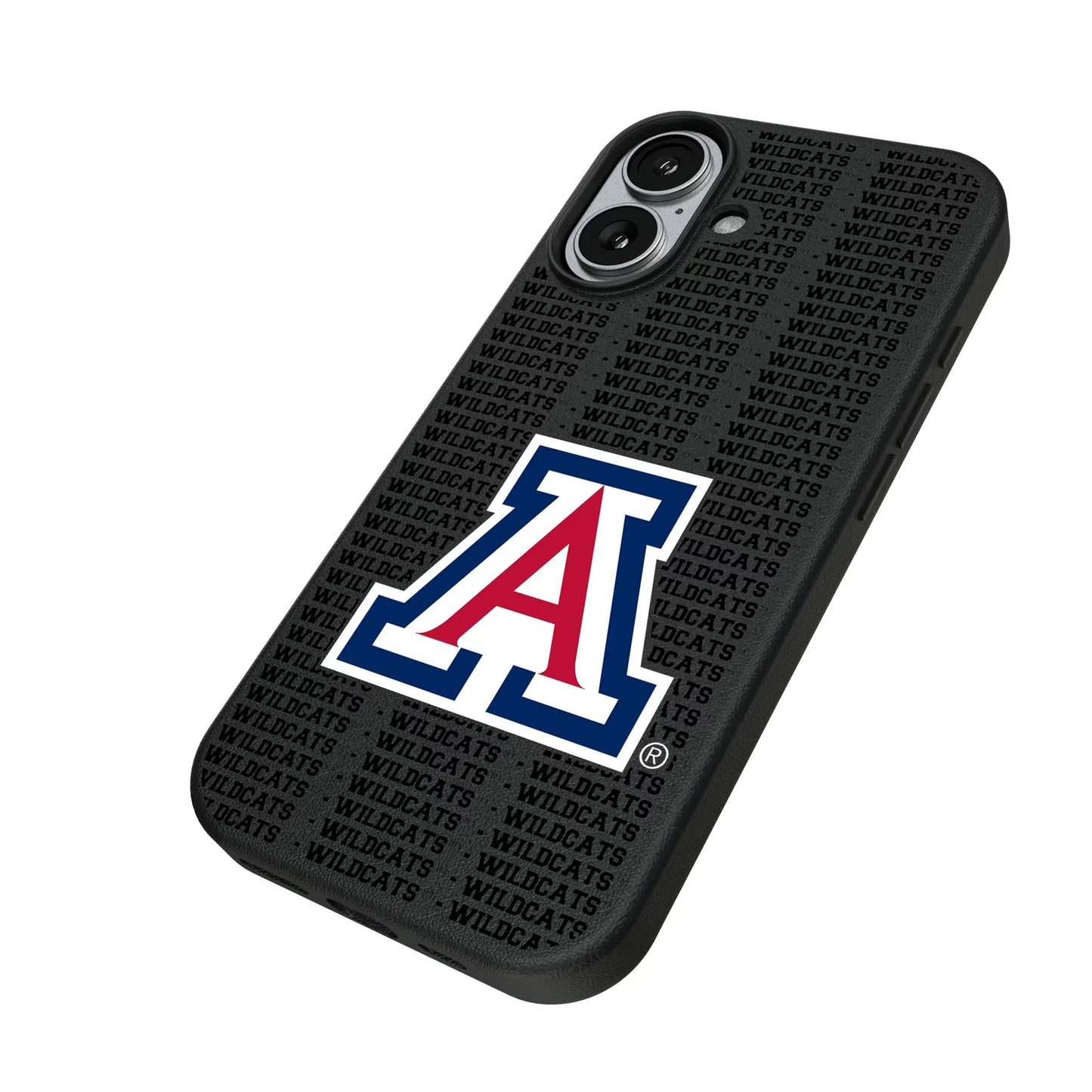 University of Arizona Wildcats Text Backdrop MagSafe Compatible Phone Case for Apple iPhone