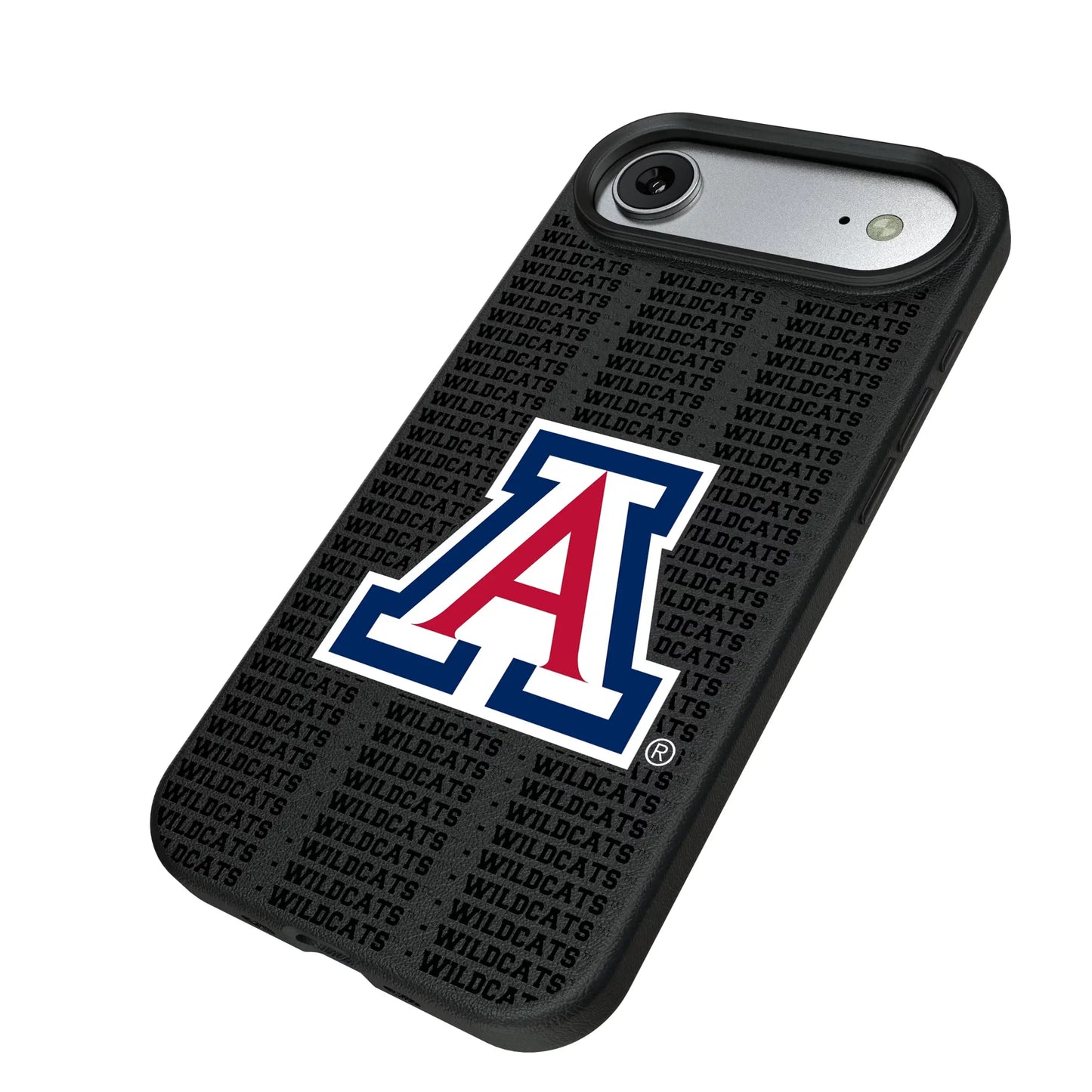 University of Arizona Wildcats Text Backdrop MagSafe Compatible Phone Case for Apple iPhone