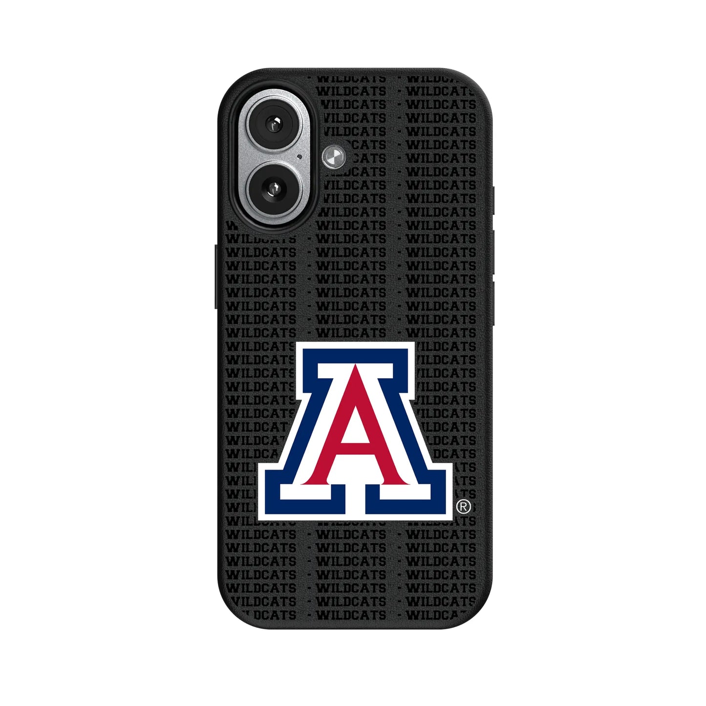 University of Arizona Wildcats Text Backdrop MagSafe Compatible Phone Case for Apple iPhone