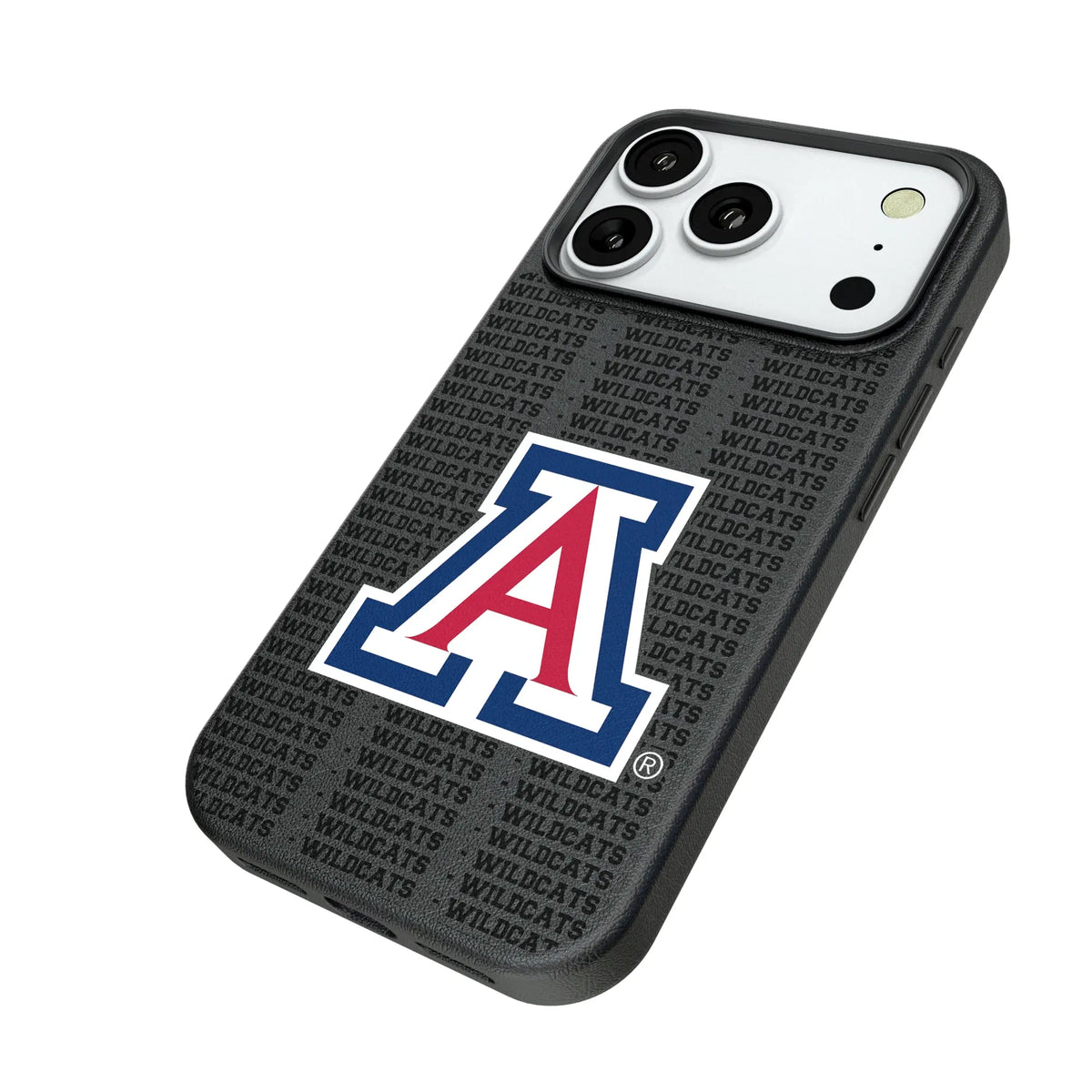 University of Arizona Wildcats Text Backdrop MagSafe Compatible Phone Case for Apple iPhone