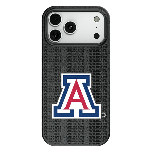 University of Arizona Wildcats Text Backdrop MagSafe Compatible Phone Case for Apple iPhone