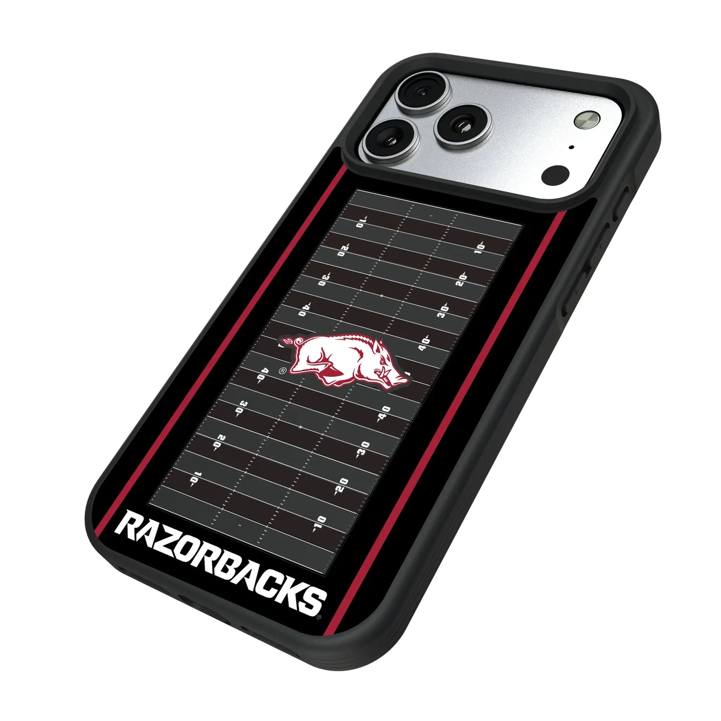 University of Arkansas Fayetteville Razorbacks Field Bump Phone Case for Apple iPhone