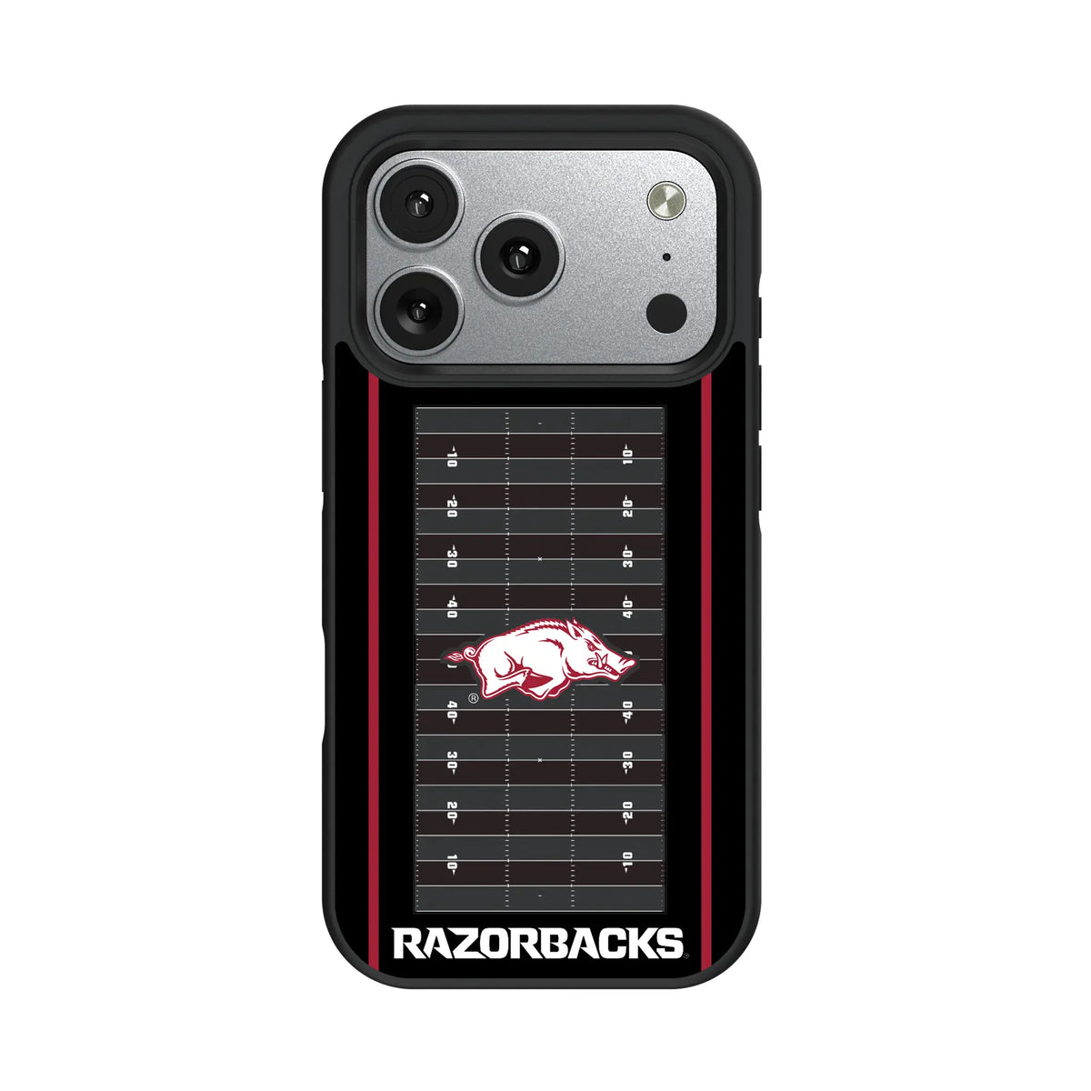 University of Arkansas Fayetteville Razorbacks Field Bump Phone Case for Apple iPhone