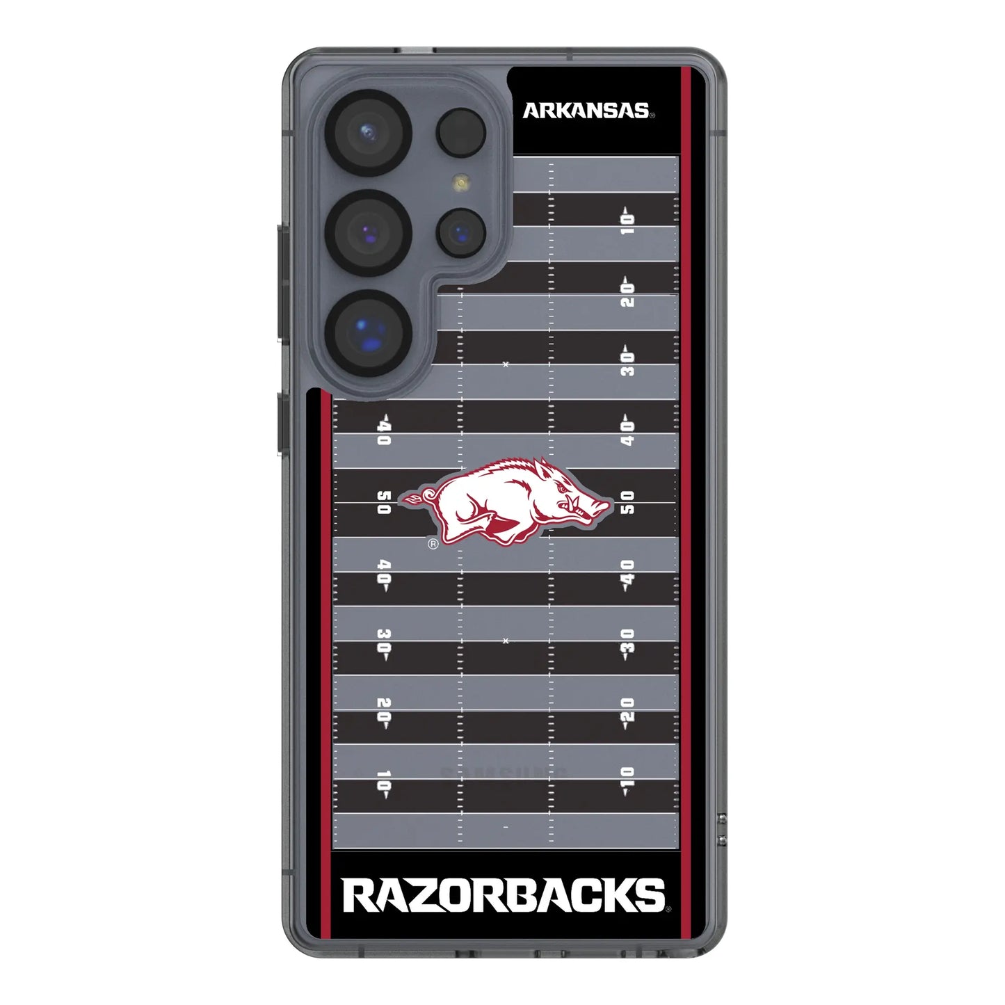 University of Arkansas Fayetteville Razorbacks Field Clear Phone Case for Samsung Galaxy