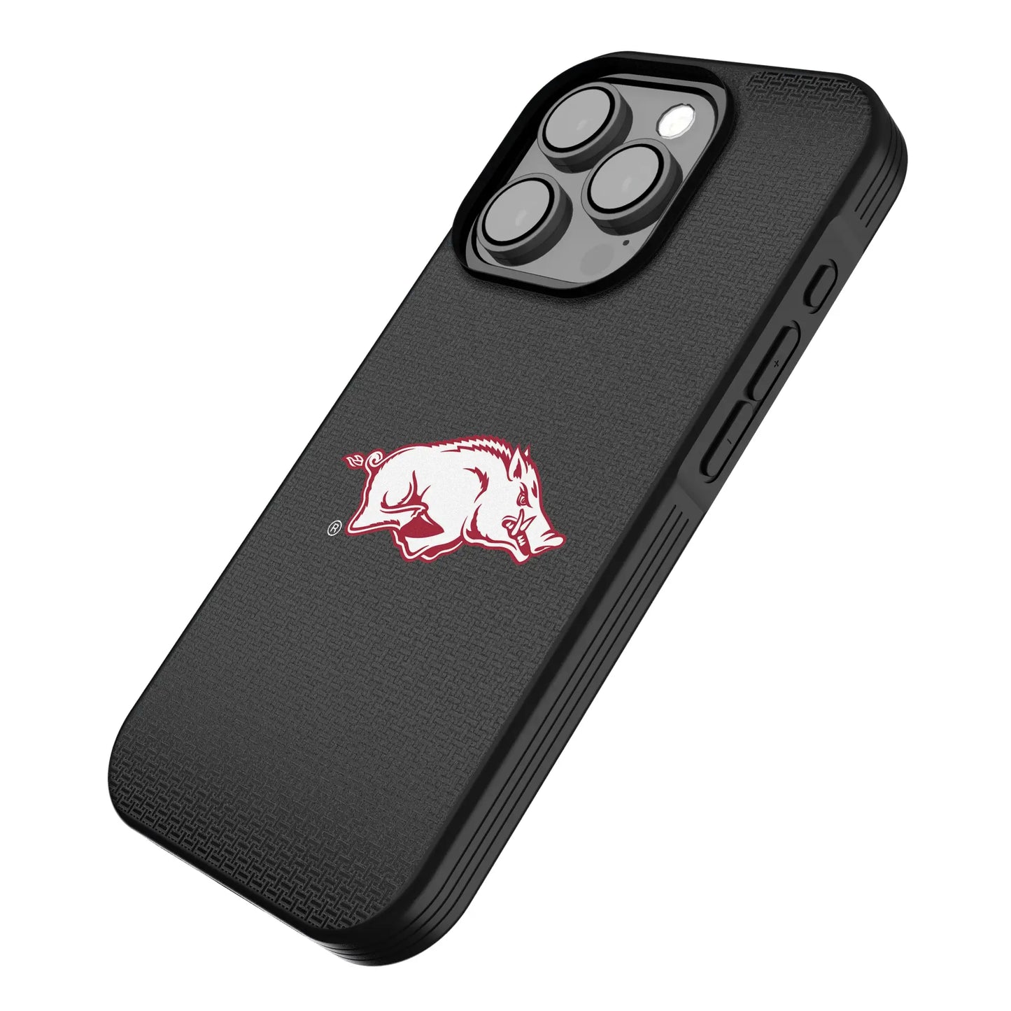 University of Arkansas Fayetteville Razorbacks Linen Bump Phone Case for Apple iPhone
