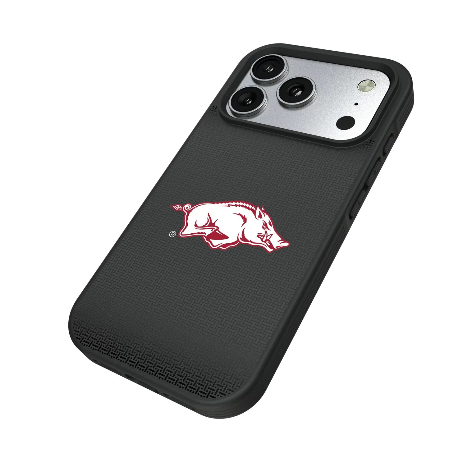 University of Arkansas Fayetteville Razorbacks Linen Bump Phone Case for Apple iPhone