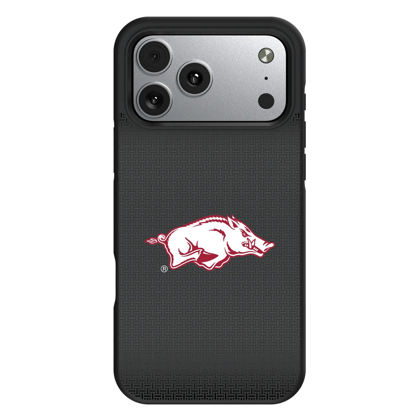 University of Arkansas Fayetteville Razorbacks Linen Bump Phone Case for Apple iPhone
