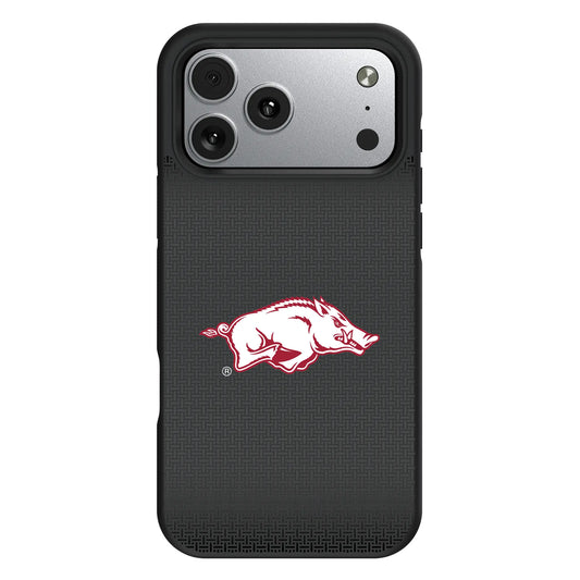 University of Arkansas Fayetteville Razorbacks Linen Bump Phone Case for Apple iPhone