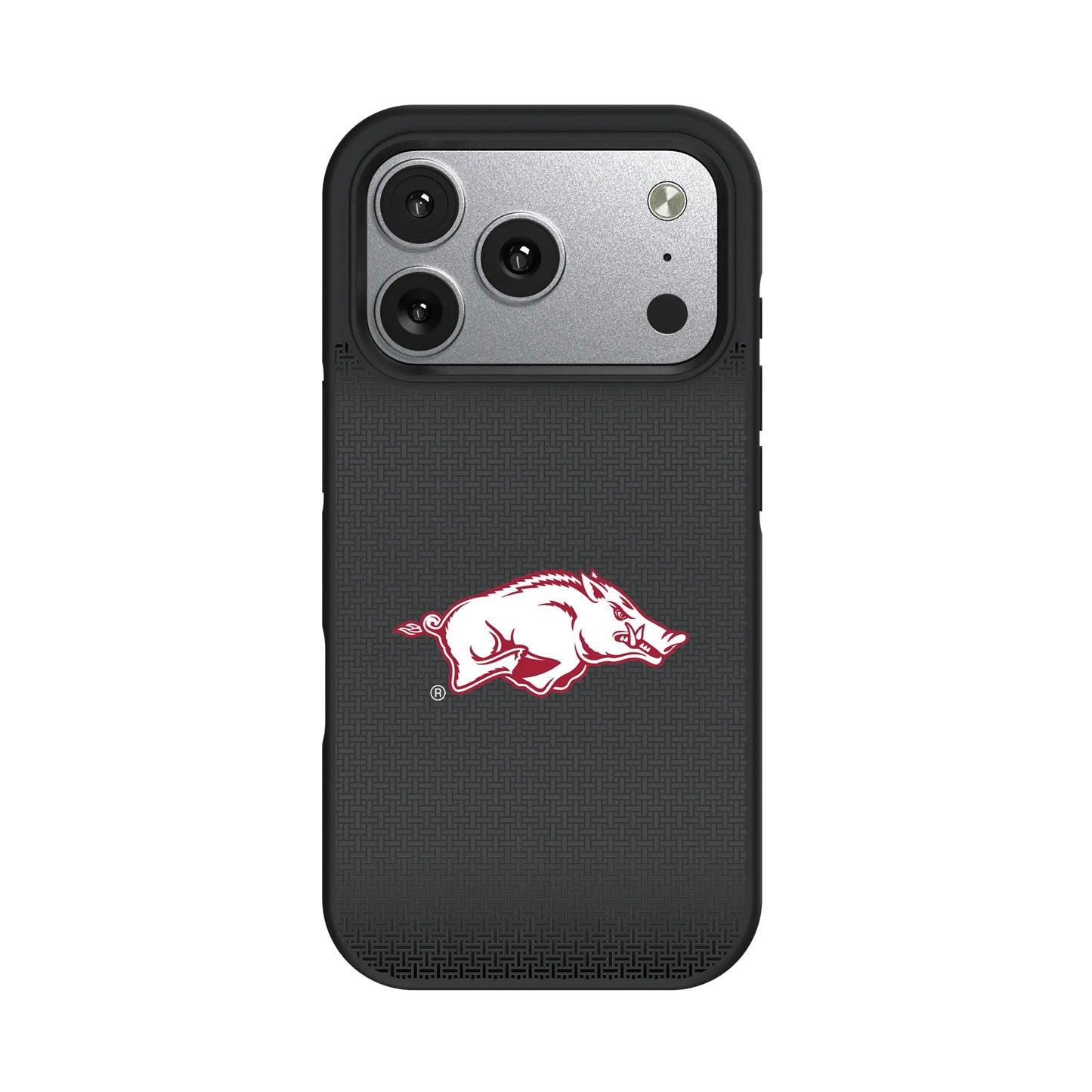 University of Arkansas Fayetteville Razorbacks Linen Bump Phone Case for Apple iPhone