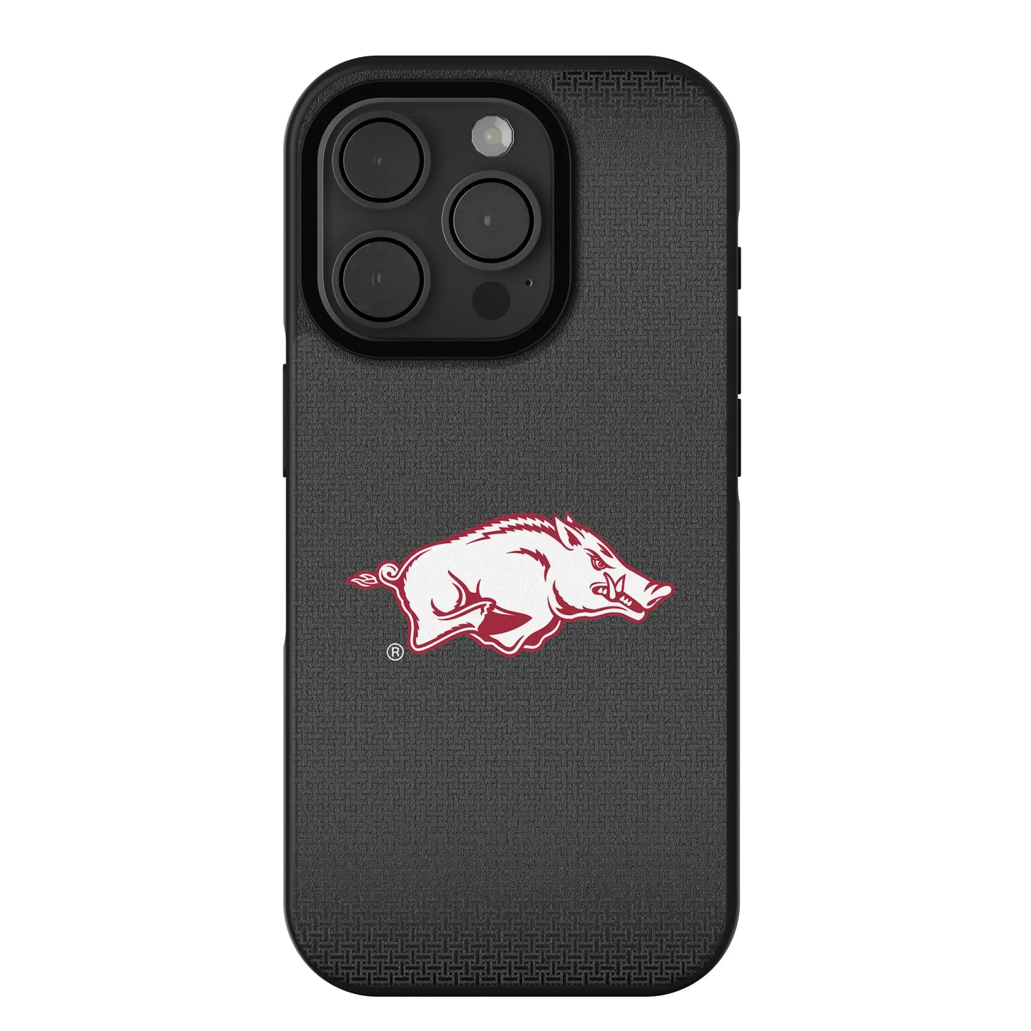 University of Arkansas Fayetteville Razorbacks Linen Bump Phone Case for Apple iPhone