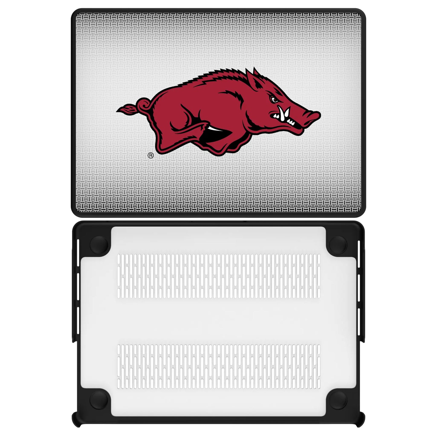 University of Arkansas Fayetteville Razorbacks Linen Laptop Case for Apple MacBook