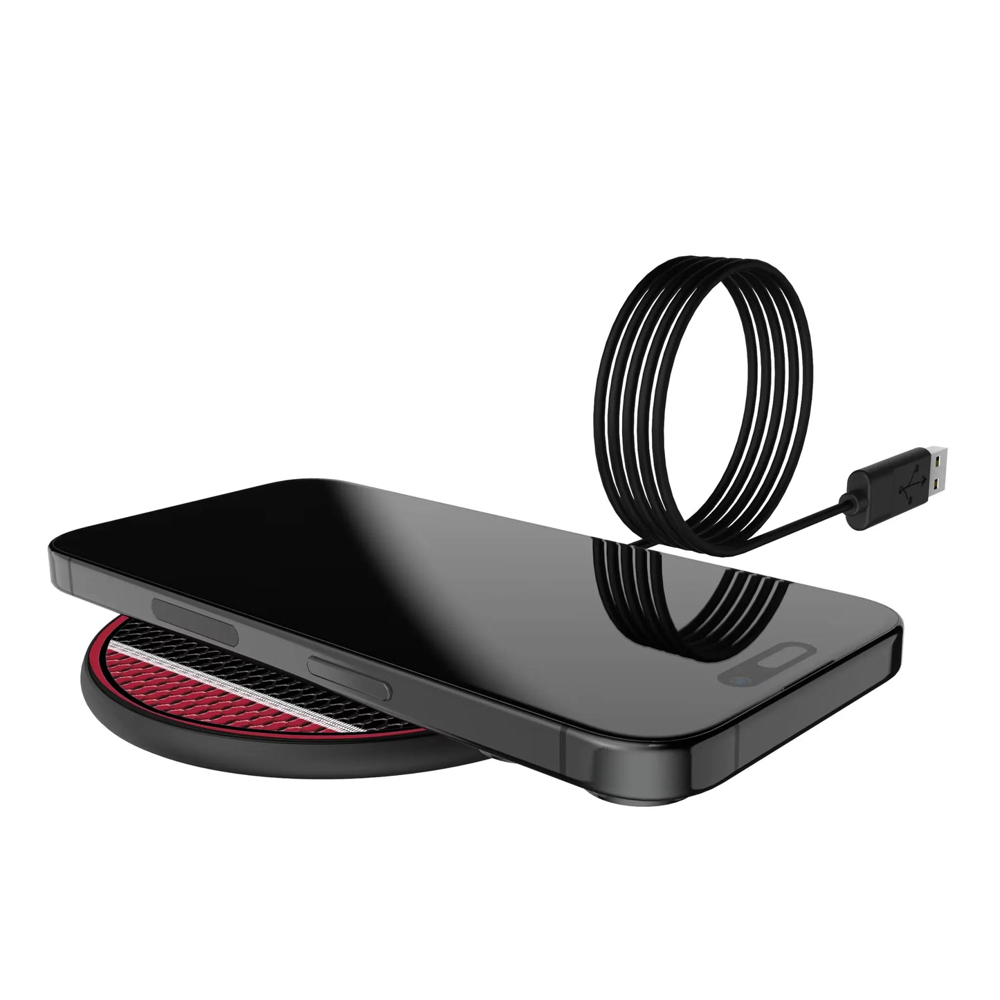 University of Arkansas Fayetteville Razorbacks Mesh 15-Watt Wireless Charger