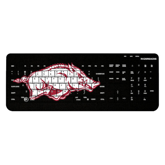 University of Arkansas Fayetteville Razorbacks Solid Wireless USB Keyboard