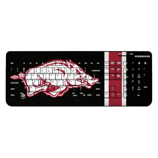 University of Arkansas Fayetteville Razorbacks Stripe Wireless USB Keyboard