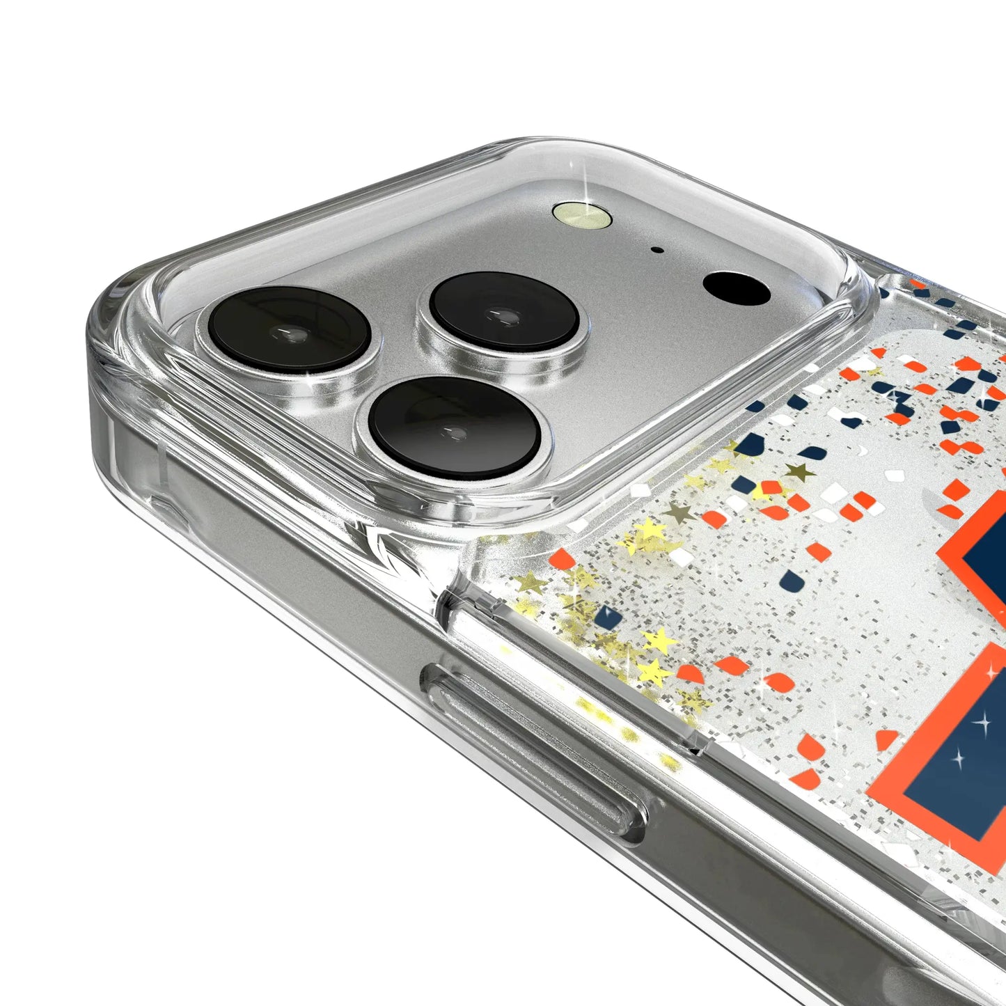University of Auburn Tigers Confetti Glitter Phone Case for Apple iPhone
