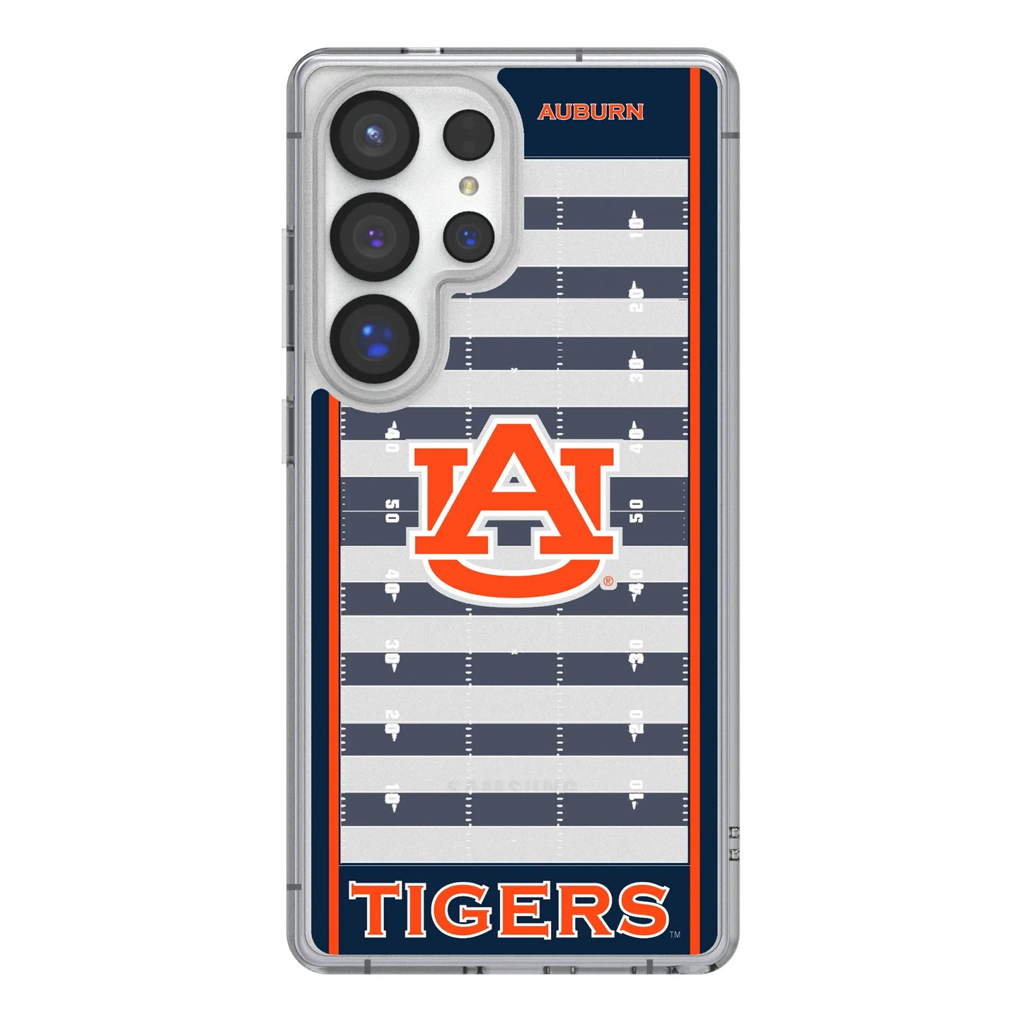 University of Auburn Tigers Field Clear Phone Case for Samsung Galaxy