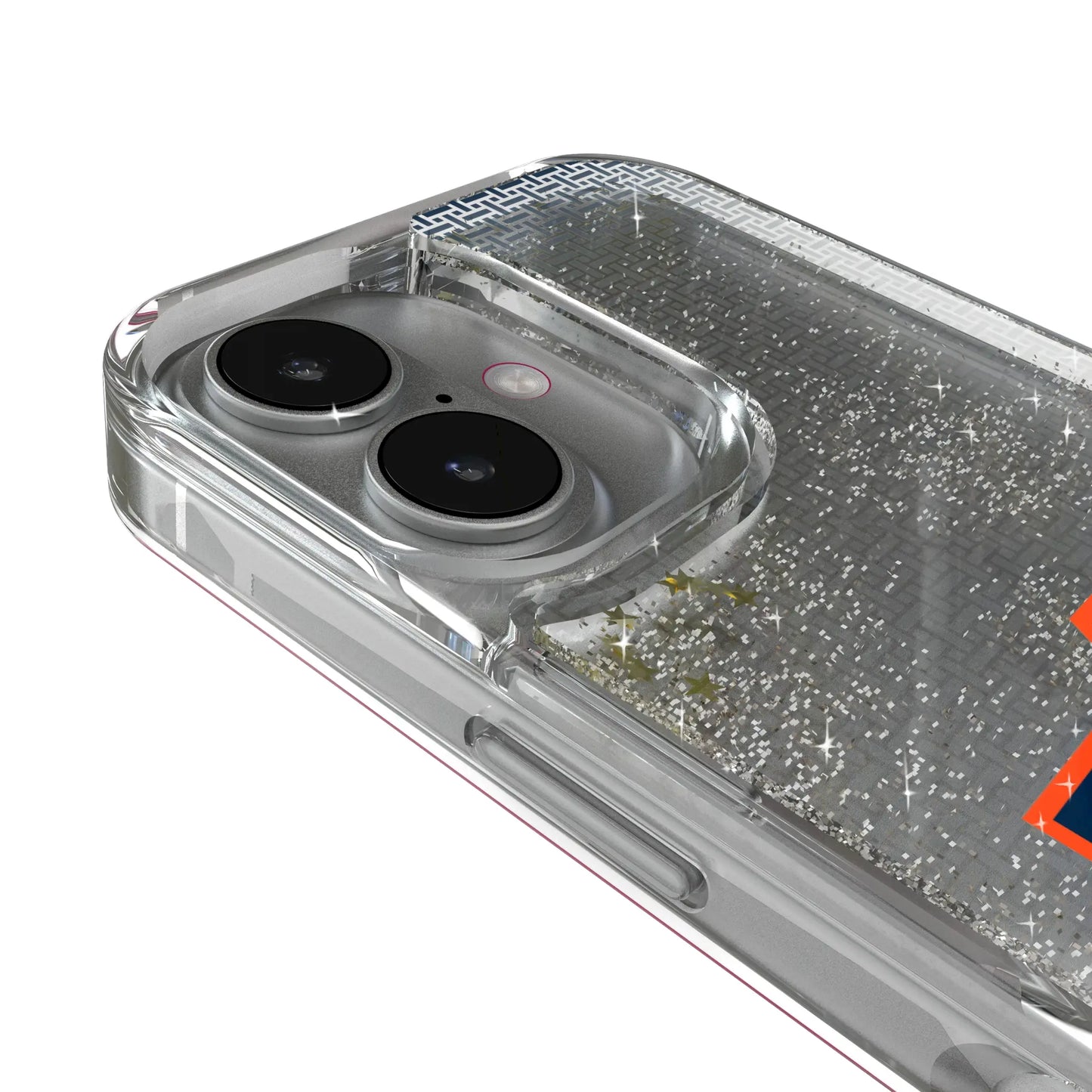 University of Auburn Tigers Linen Glitter Phone Case for Apple iPhone