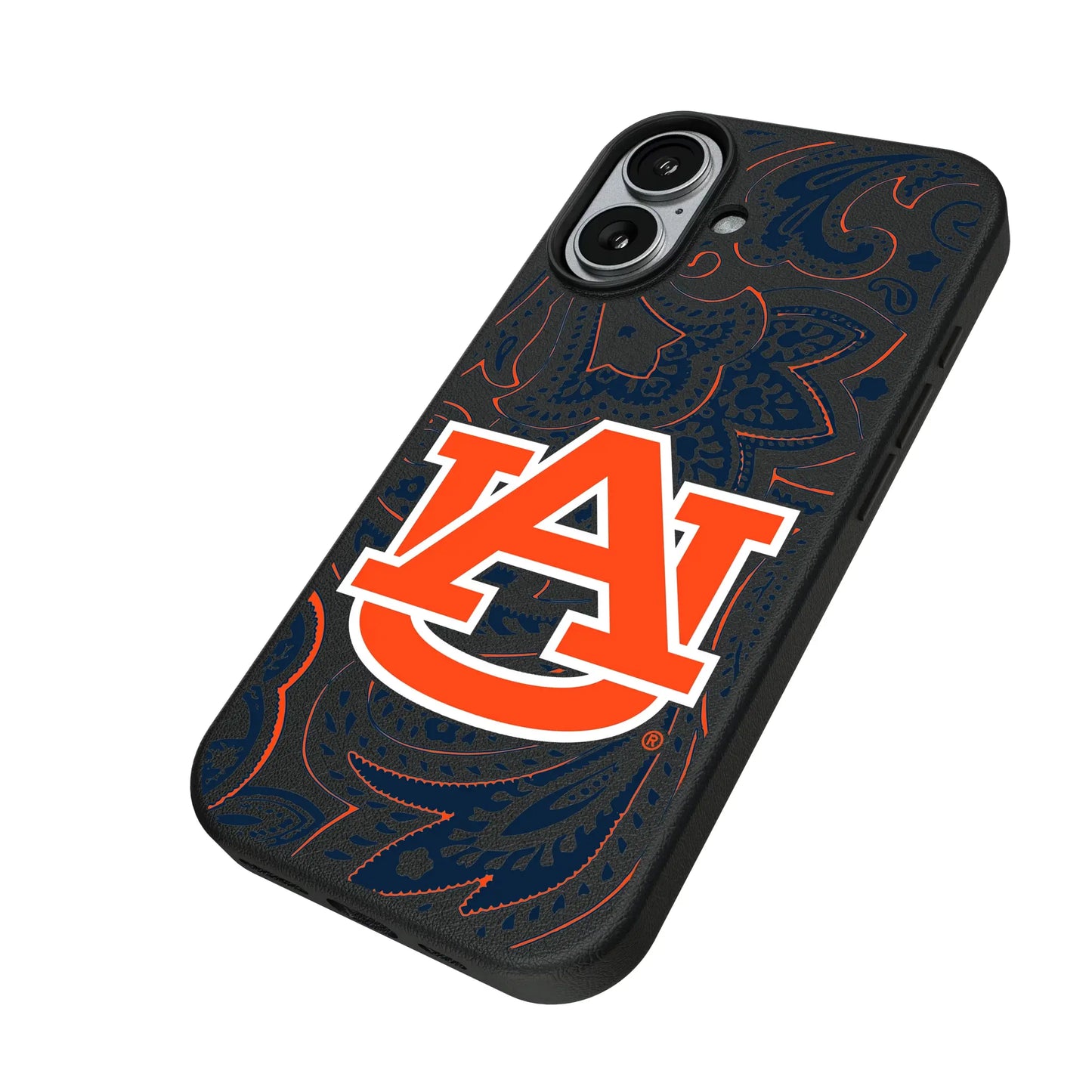 University of Auburn Tigers Paisley MagSafe Compatible Phone Case for Apple iPhone