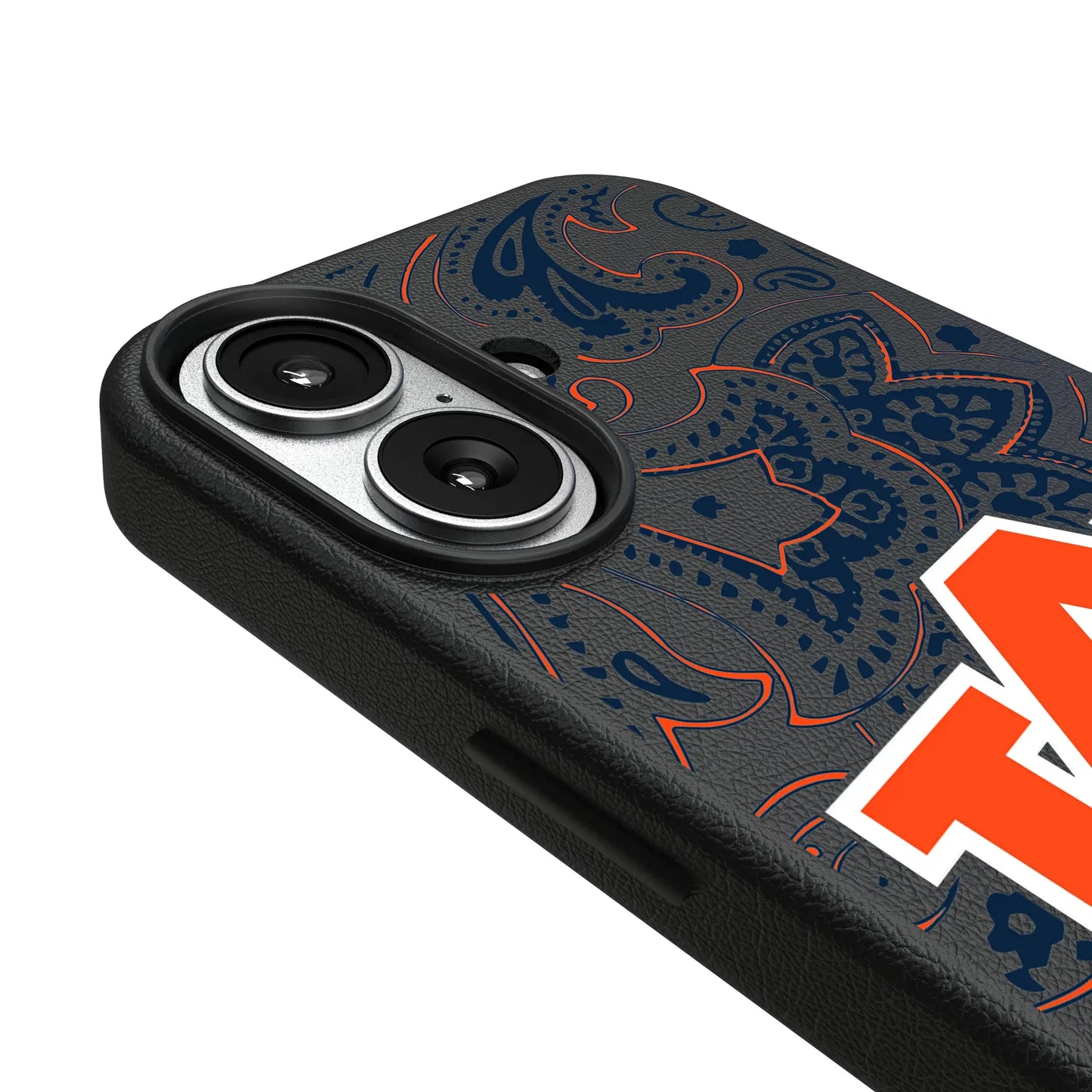 University of Auburn Tigers Paisley MagSafe Compatible Phone Case for Apple iPhone