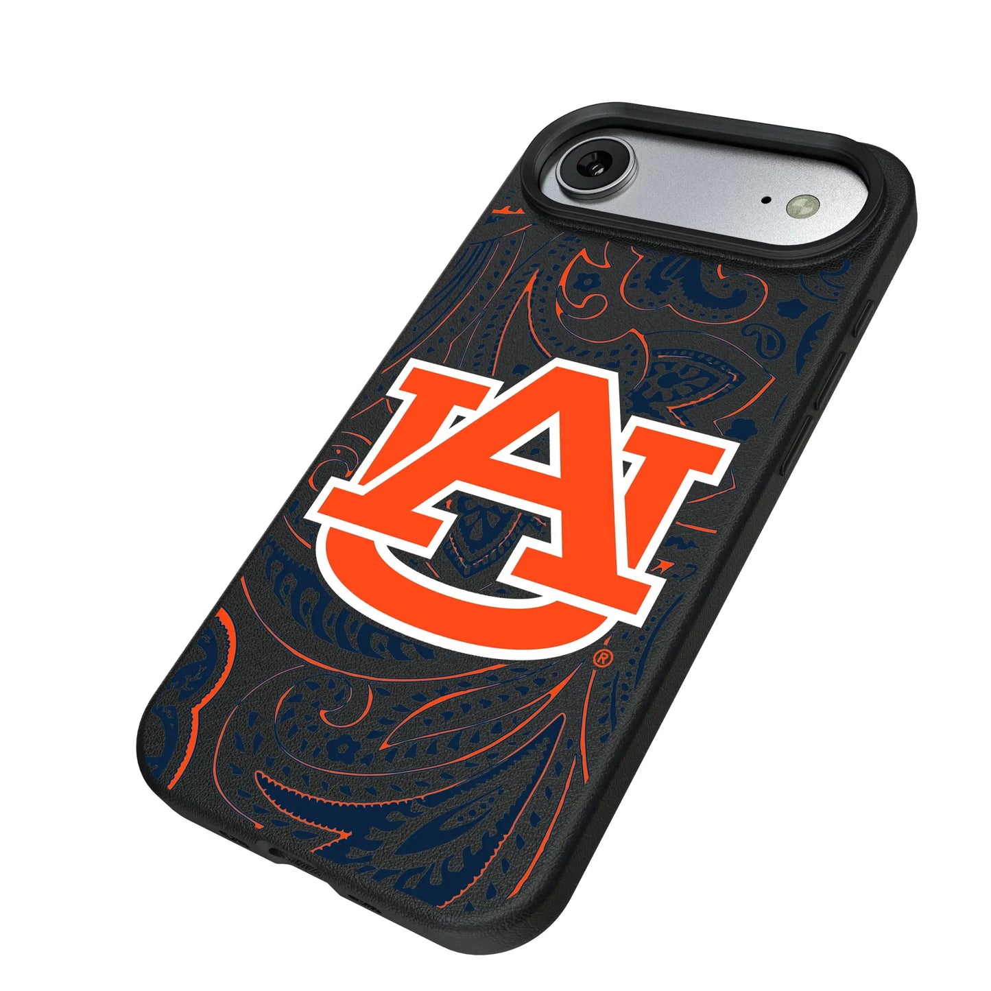 University of Auburn Tigers Paisley MagSafe Compatible Phone Case for Apple iPhone