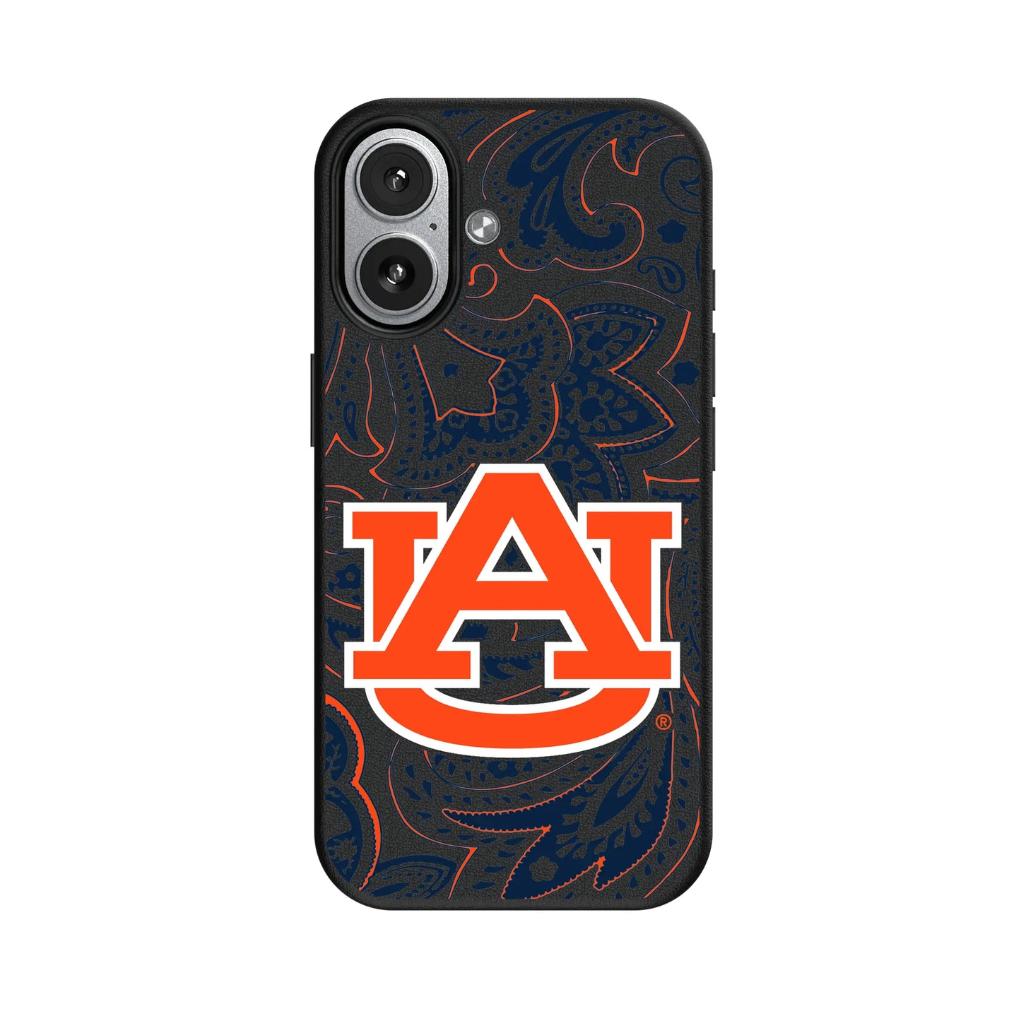 University of Auburn Tigers Paisley MagSafe Compatible Phone Case for Apple iPhone