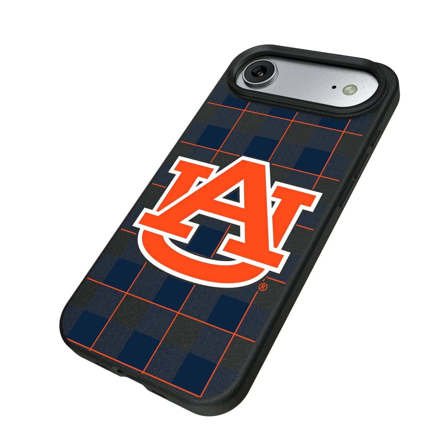 University of Auburn Tigers Plaid MagSafe Compatible Phone Case for Apple iPhone