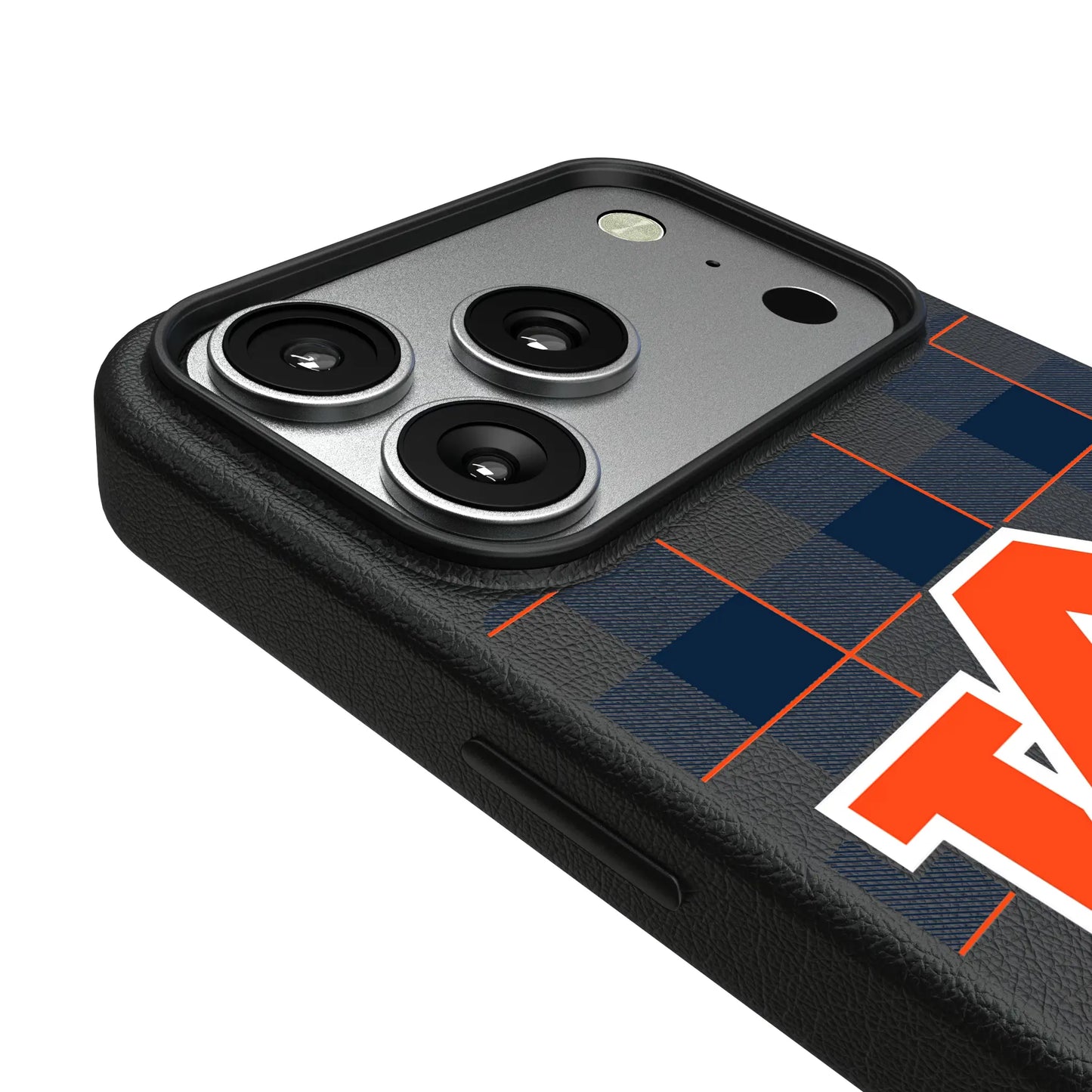 University of Auburn Tigers Plaid MagSafe Compatible Phone Case for Apple iPhone