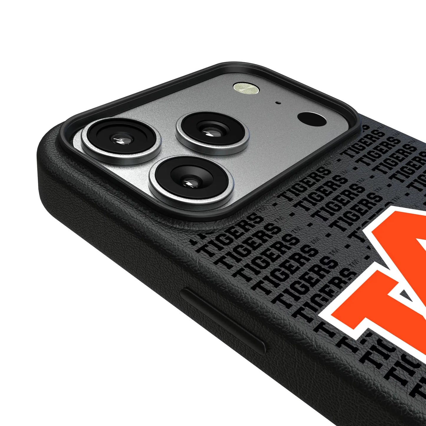 University of Auburn Tigers Text Backdrop MagSafe Compatible Phone Case for Apple iPhone