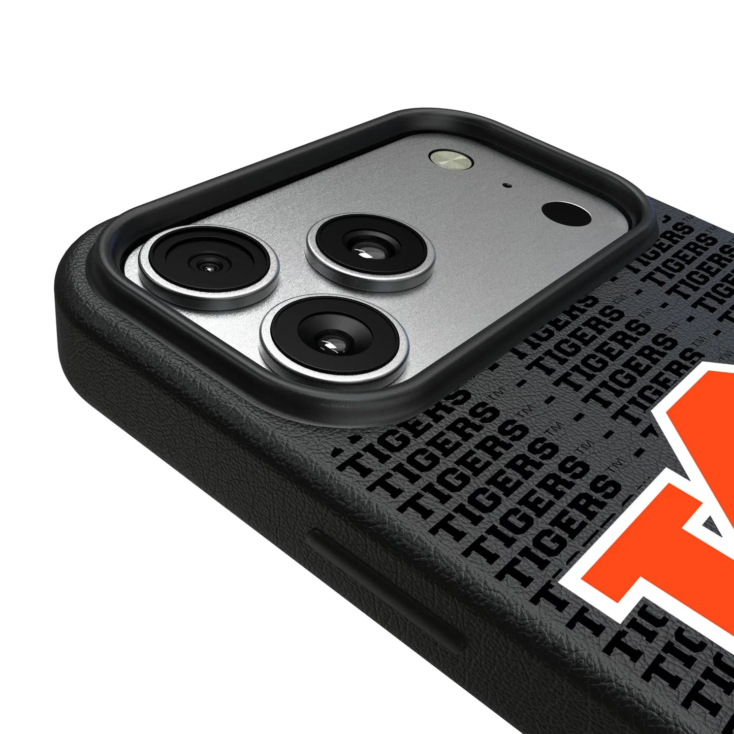 University of Auburn Tigers Text Backdrop MagSafe Compatible Phone Case for Apple iPhone