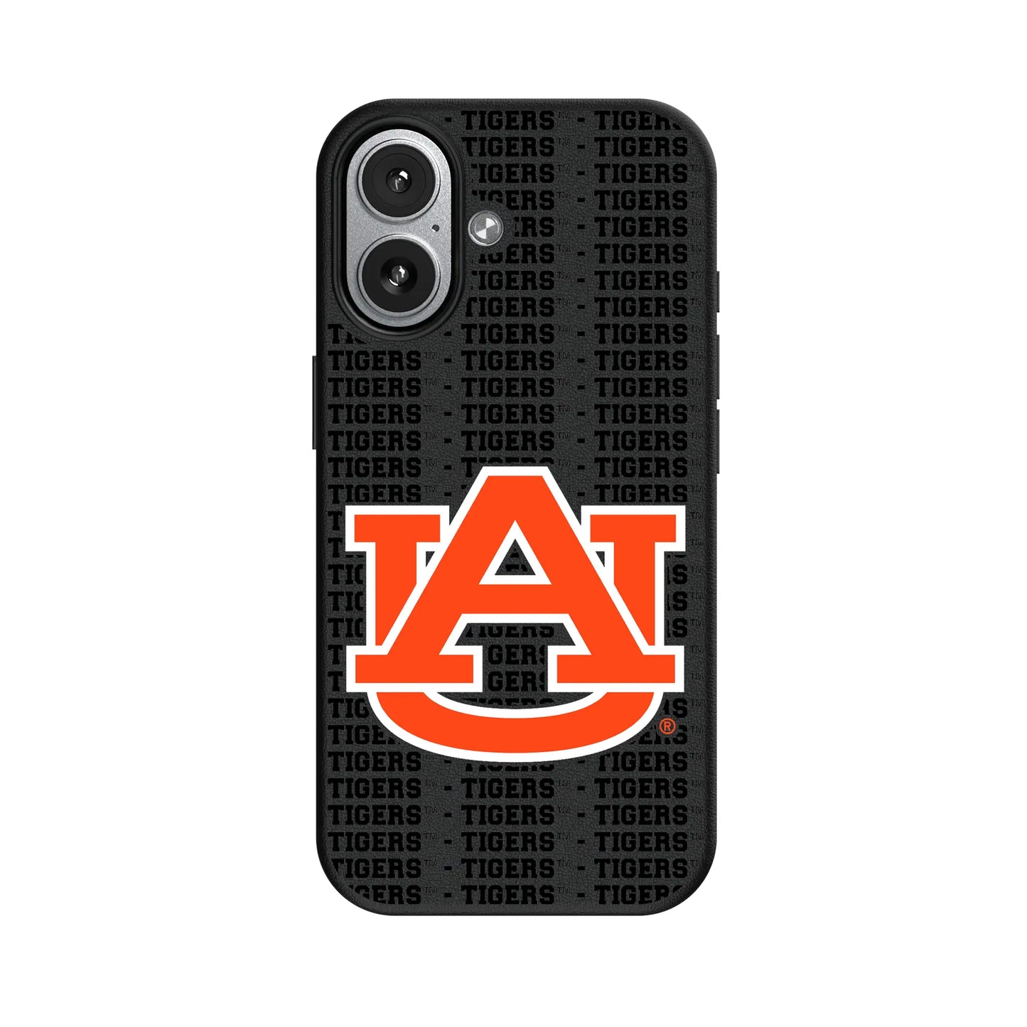 University of Auburn Tigers Text Backdrop MagSafe Compatible Phone Case for Apple iPhone