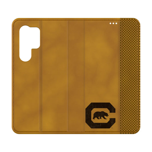 University of California Berkeley Golden Bears Burn Folio Phone Case for Samsung Galaxy