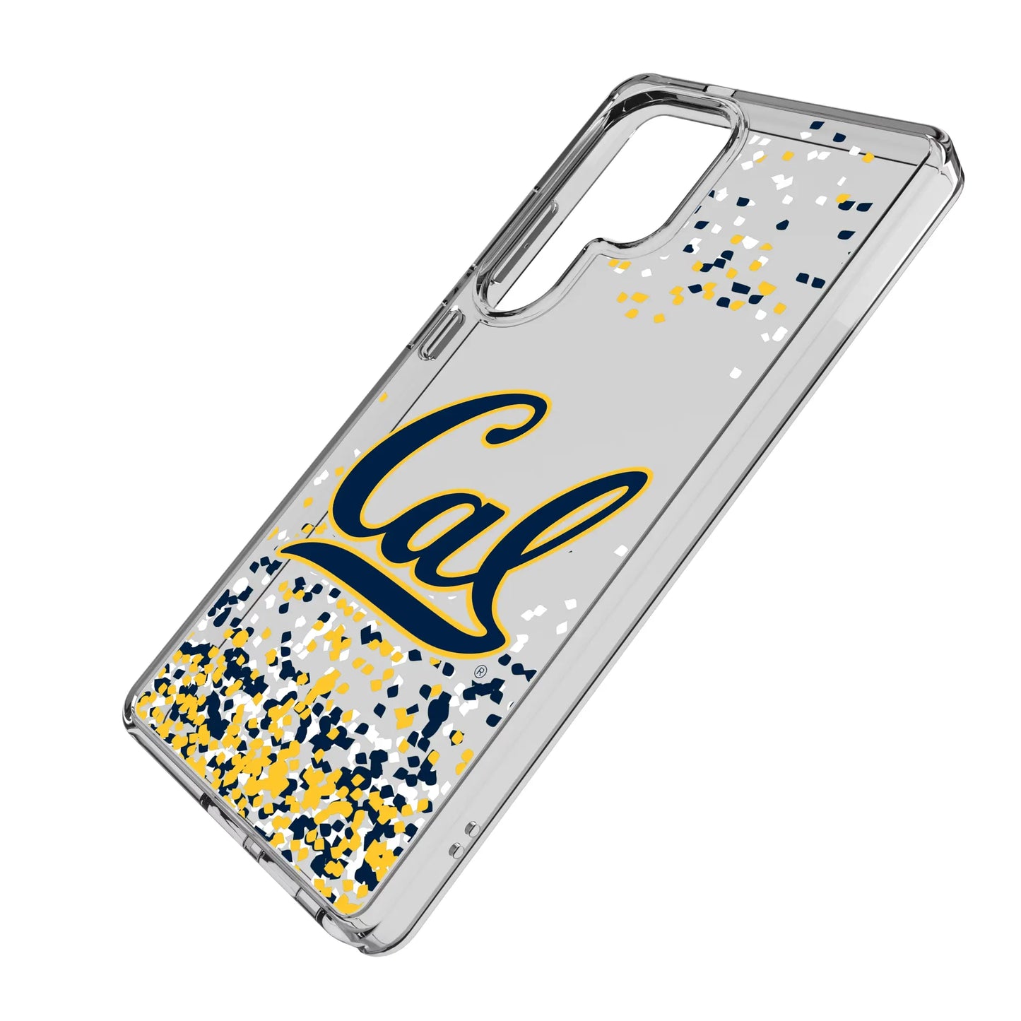 University of California Berkeley Golden Bears Confetti Clear Phone Case for Samsung Galaxy
