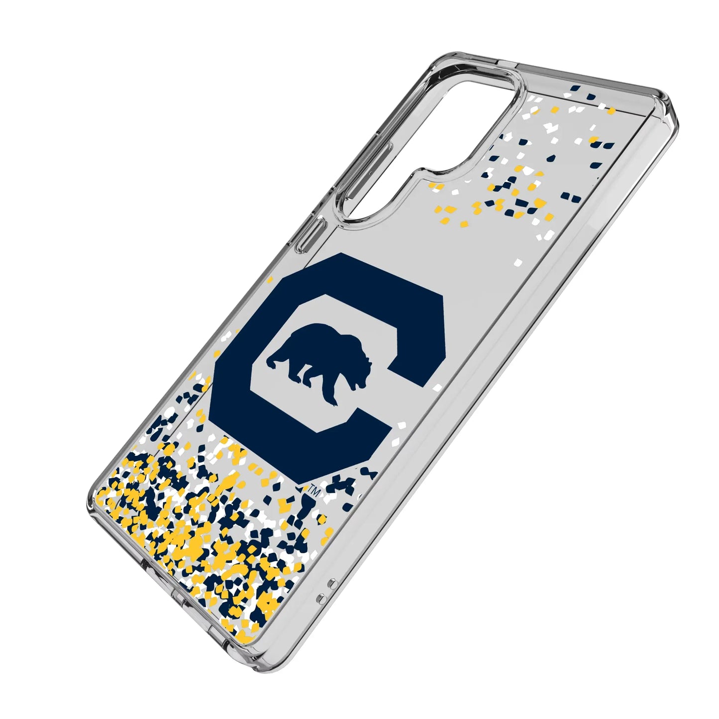 University of California Berkeley Golden Bears Confetti Clear Phone Case for Samsung Galaxy