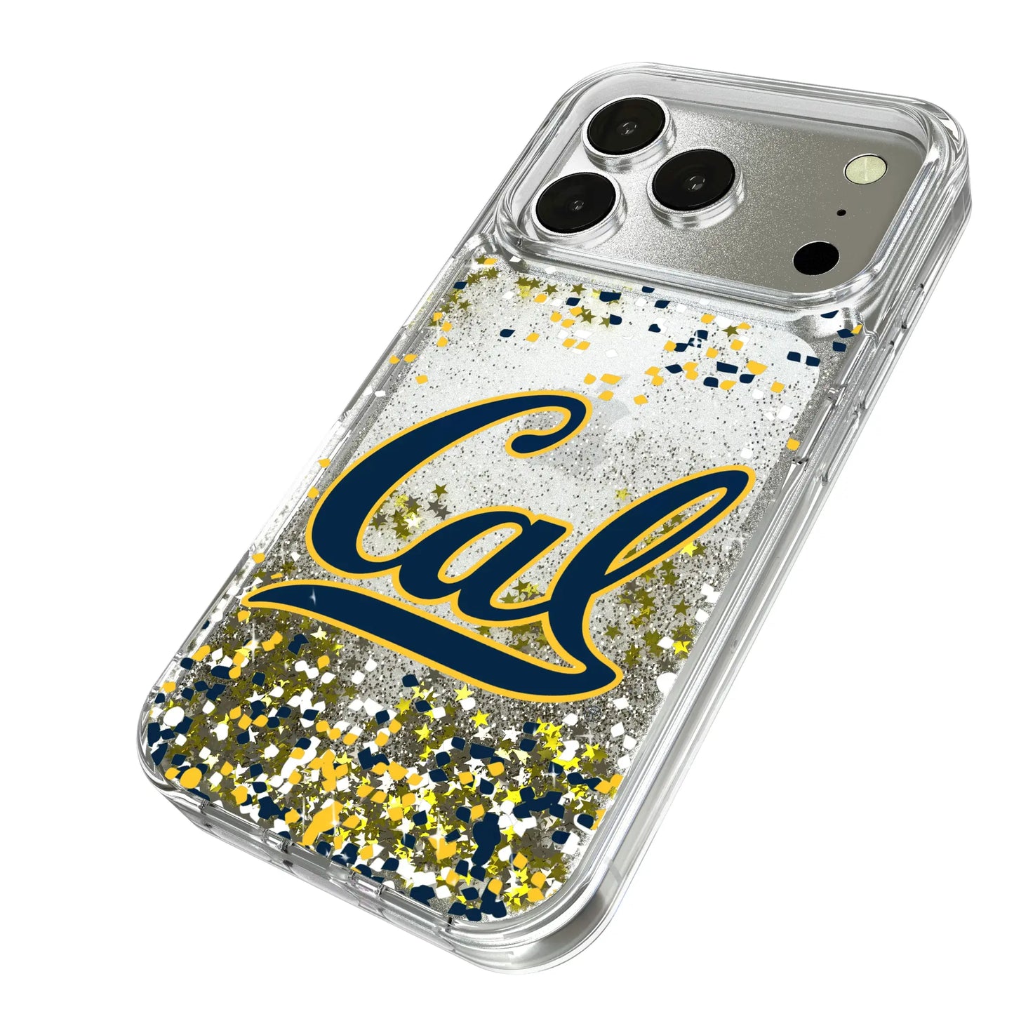 University of California Berkeley Golden Bears Confetti Glitter Phone Case for Apple iPhone