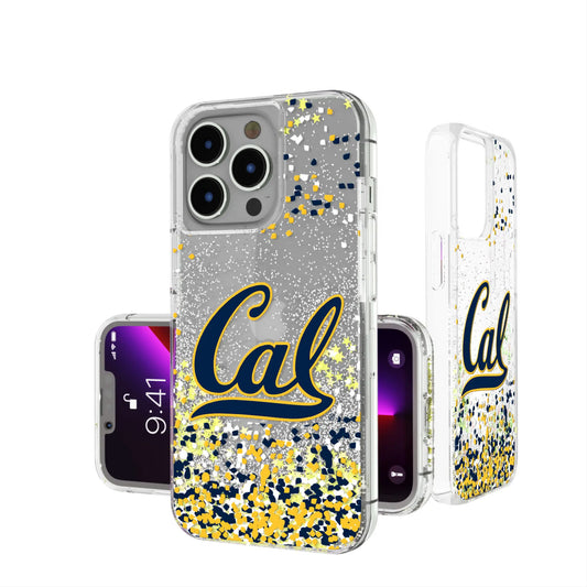 University of California Berkeley Golden Bears Confetti Glitter Phone Case for Apple iPhone