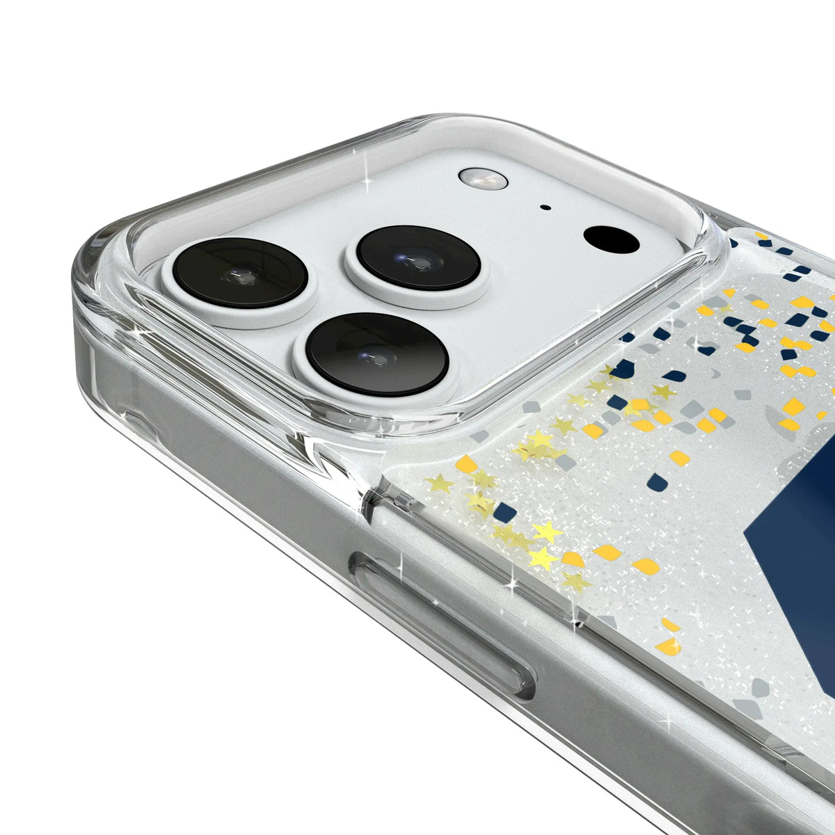 University of California Berkeley Golden Bears Confetti Glitter Phone Case for Apple iPhone