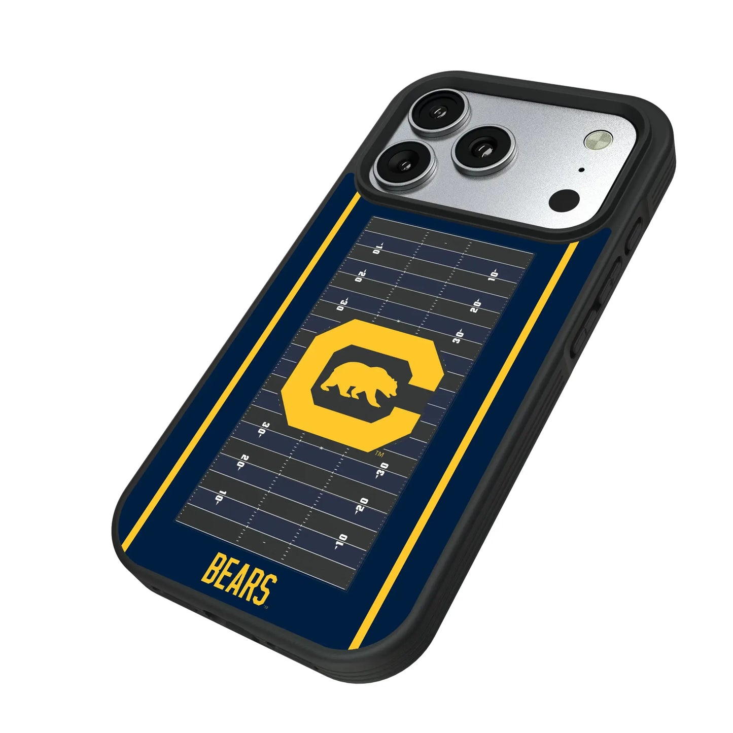 University of California Berkeley Golden Bears Field Bump Phone Case for Apple iPhone