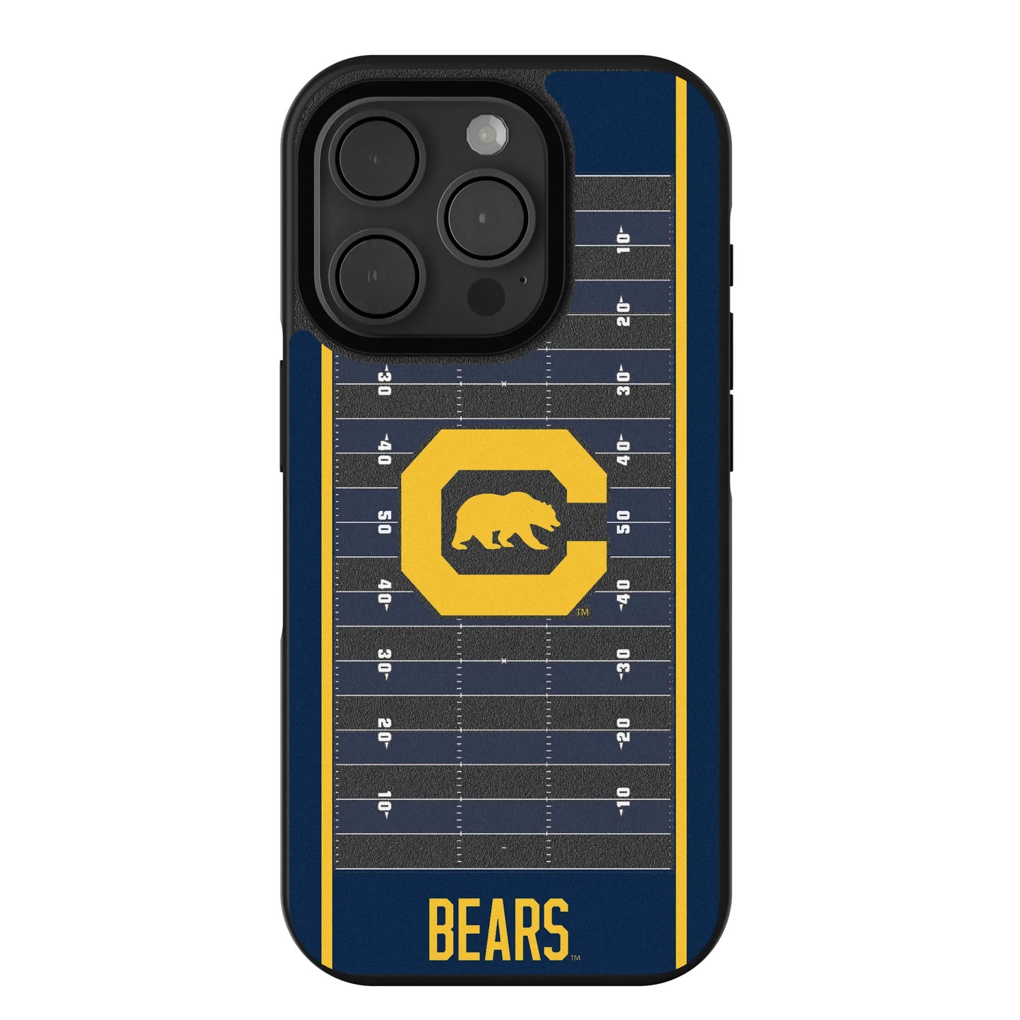 University of California Berkeley Golden Bears Field Bump Phone Case for Apple iPhone