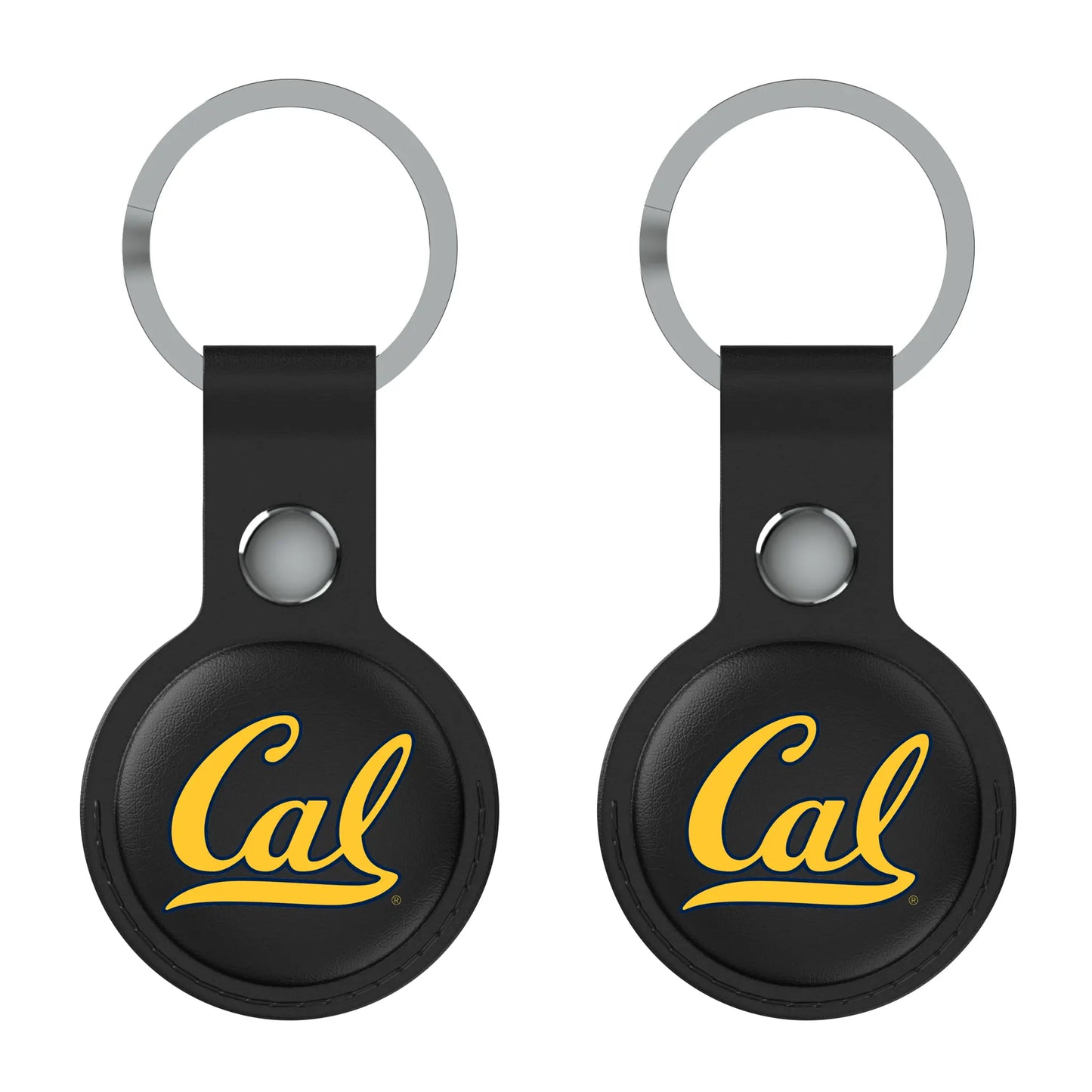 University of California Berkeley Golden Bears Insignia Black Airtag Holder 2-Pack