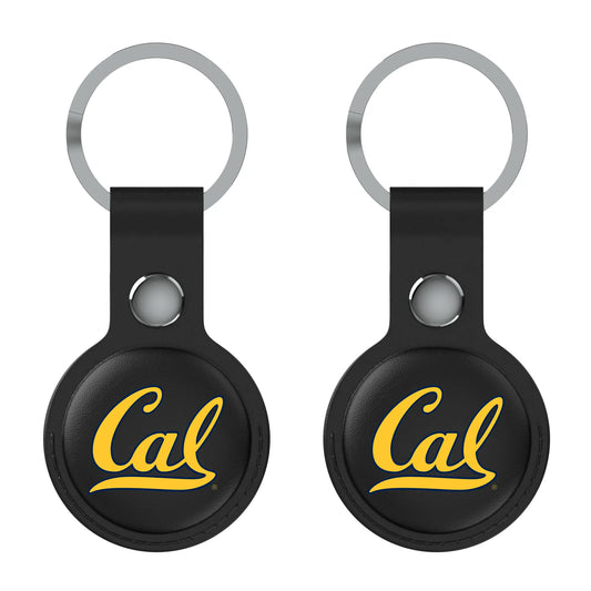 University of California Berkeley Golden Bears Insignia Black Airtag Holder 2-Pack