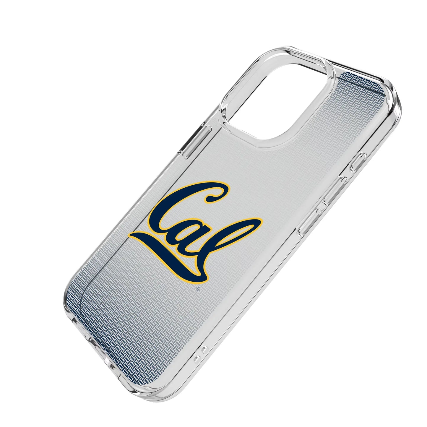University of California Berkeley Golden Bears Linen Clear Phone Case for Apple iPhone